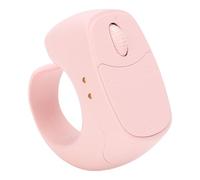 Bewinner Telecomando Ad Anello di Scorrimento per Tablet Telefono, Telecomando per Otturatore della Fotocamera con Rullo, Clicker Girapagina Bluetooth Wireless con Punta delle Dita (PINK)