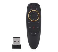 Bewinner Telecomando Wireless 2.4G, 17-Key Telecomando Tastiera Wireless Voice Air Mouse Per Smart Tv/Tv Android Set-Top Box/Pc, Giroscopio a 6 Assi Incorporato
