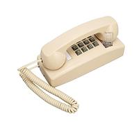Bewinner Telefono da Parete retrò Impermeabile con Filo con Controllo del Volume Regolabile per il Bagno del Bar di Casa Beige, Telefono Decorativo Vintage per Genitori Anziani, Materiale Metallico