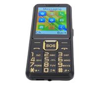 Bewinner Telefono per Anziani 4G Display Sottile Infrangibile Illuminazione di Emergenza per Anziani con Pulsanti Grandi (Black)