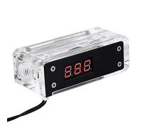 Bewinner Termometro di Raffreddamento Ad Acqua per PC Digitale Ad Alta Precisione 12V 0,1, Indicatore di Flusso d'Acqua -50-100 per di Refrigerazione (#3)