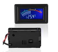 Bewinner Termometro digitale per raffreddamento ad acqua con display LCD, termometro digitale con flussometro con display istantaneo di facile lettura, accessori per computer