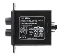 Bewinner Timer Relay On Off Switch 6S-60M Manopola di Controllo (DC24V) | Temporizzatore di ritardo regolabile, controllo tramite manopola, carico contatti 5 A, circuito di controllo automatizzato,