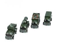 Bewinner Tirare Indietro il Camion Militare, Modello Educativo di Veicolo Alimentato Ad Attrito per Bambini, Materiale di Alta qualità, Tempo di Gioco