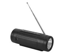 Bewinner Torcia Musicale Bluetooth |Batteria da 4000 MAh, Impermeabile IPX5, Tecnologia Dual Bass: Perfetta per il Ciclismo e le Avventure All'aria Aperta (BLACK)