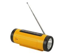 Bewinner Torcia Musicale Bluetooth |Batteria da 4000 MAh, Impermeabile IPX5, Tecnologia Dual Bass: Perfetta per il Ciclismo e le Avventure All'aria Aperta (ORANGE)