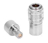 Bewinner Valvola di Arresto del Raffreddamento Ad Acqua G1/4in, Valvola di Arresto 'Acqua Filettata G1/4 Orizzontale Precisa per Il di Raffreddamento Ad Acqua del Computer