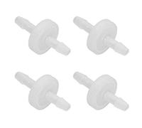 Bewinner Valvola di Ritegno per Acquario da 12 Pezzi Valvola d'aria Unidirezionale da 4 Mm - Resistente all'ozono, Resistente all'olio, Plastica PP, Prevenzione del Riflusso per Acquari e (4 mm)