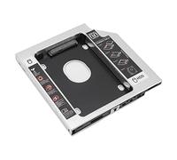 Bewinner Vassoio per Disco Rigido a per Slot per unità Ottica da 12,7 Mm, Custodia per HDD SSD da 2,5 Pollici con Interfaccia 3.0, Adattatore Universale per 2° HDD per Laptop