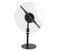 Bewinner Ventola con Ologramma 3D con Controllo WiFi |Risoluzione 1024x234, velocità 2300 Giri/min, Modifica dei Contenuti Personalizzata per iOS/Android, Include Scheda di Memoria (Spina europea)