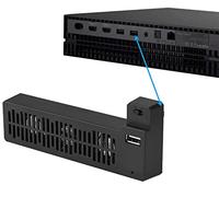 Bewinner Ventola di Raffreddamento Esterna USB Portatile per La Console di Gioco X Supporto per Ventola di Raffreddamento con 3 Mini Ventole di Raffreddamento