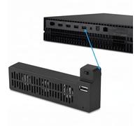 Bewinner Ventola di Raffreddamento Esterna USB Portatile per La Console di Gioco X Supporto per Ventola di Raffreddamento con 3 Mini Ventole di Raffreddamento