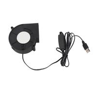 Bewinner Ventola USB da 3,8 Pollici, Ventola di Raffreddamento per Computer DC5V Senza Spazzole a 3 velocità 3800 Giri/min 22 CFM per Elettronica PC, Stampante 3D, Armadio Rack - Flusso d'aria