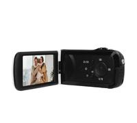 Bewinner Videocamera 2,7K, Videocamera 64MP, Videocamera con Zoom Digitale 18X Videocamera per con Touch Screen LCD da 3,0 per YouTube, Scatto Ruotabile a 180°