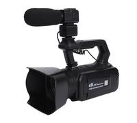 Bewinner Videocamera 4K da 56 MP con Touchscreen Ruotabile |Zoom 120x, modalità Webcam, Microfono Esterno e Telecomando per Vlogging/live Streaming