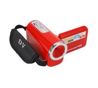 Bewinner Videocamera, Videocamera per Vlogging HD 1080P 16MP con Schermo Rotante da 2 Pollici, Videocamera con Zoom Digitale 16X con Scheda di Memoria da 32 GB (rosso)