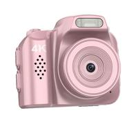 Bewinner Vintage Mini Digital Camera, Videocamera Digitale KeyChain 4K 64MP con Display HD da 1,54 ", 19 Tipi Filtri retrò, Fotocamera Compatta per lo Studio di Viaggio (PINK)