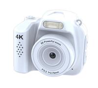 Bewinner Vintage Mini Digital Camera, Videocamera Digitale KeyChain 4K 64MP con Display HD da 1,54 ", 19 Tipi Filtri retrò, Fotocamera Compatta per lo Studio di Viaggio (WHITE)