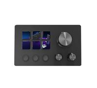 Bewinner Visual Stream Controller con 6 Tasti LCD Personalizzabili, 3 Manopole e 3 Pulsanti Scena, Tastierino Macro per Creatori di Contenuti, Controllo Multimediale Desktop, Tipo C (BLACK)