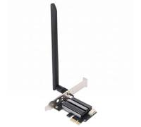 Bewinner WiFi 6E PCIe Card AX5400 4174MBPS Adattatore TRI con Bluetooth 5.2 per PC Desktop, 6GHz/5GHz/2,4 GHz Scheda di Rete Wireless per 10 11 (Antenna da 8 dB)