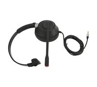Bewinner X6S Cuffie Monoauricolare con Microfono a Cancellazione di Rumore, Cuffie PC Cablate da 3,5 Mm per Call Center, Ufficio, Conferenze e Giochi