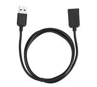 Bewinner1 Caricabatterie per orologio da polso, cavo di ricarica USB portatile Adattatore per caricabatterie USB in filo di gomma morbida TPE per smart watch 4 1m/3.28ft Nero