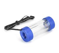 Bewinner1 Filtro di Raffreddamento Ad Acqua, Filtro del Dispositivo di Raffreddamento del Computer del Metallo del PC con Luce, Filtro di Raffreddamento Ad Acqua del Filo Femminile G1/4 (Luce Blu)