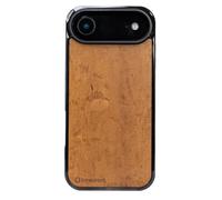 Bewood Custodia in vero legno compatibile con iPhone 17 Air - Imbuia - Custodia realizzata a mano in noce brasiliana, made in Poland