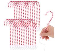 Bewudy 24pcs candy cane penne, novità creative biros, 0,5 millimetri nero inchiostro biros per infermiere medico amici artista scuola ufficio regalo di compleanno cancelleria regalo