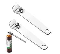 Bexdug 2 Aprifiale - Tappo Sospensione Alluminio,2 Pezzi apribottiglie tascabili Delicato Aperto Facilmente per flacone di Birra liquida Orale Utensili da Cucina Tappo in Alluminio