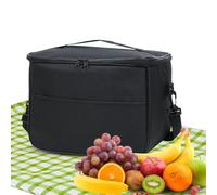Bexdug Borsa Pranzo Termica, Borsa Termica Grande per Pranzo Tote Refrigerante, Contenitore Alimentare Impermeabile Riutilizzabile Con Tra Collo Per Uomini E Donne