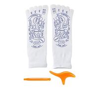 Bexdug Calzini per riflessologia, Calzini per massaggio - Calzini con punti di pressione per massaggio ai piedi,Calzini unisex con punto di pressione con strumenti per riflessologia per massaggio dei