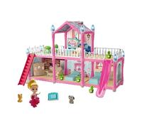 Bexdug Casetta del castello della principessa, set da gioco del castello delle ragazze | Set da gioco da costruzione per bambine Villa Toys - Giocattoli educativi illuminanti della principessa del