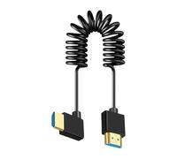 Bexdug Cavo per Monitor | Cavo di Supporto ad Alta Velocità per Schermi Monitor,Corda a Molla Estensibile per Supporto in Spazi Angusti per Ambienti Esterni e