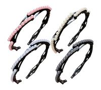 Bexdug Cerchietto retrattile, per la cura della pelle, con tasca retrattile, portatile, antiscivolo, per il lavaggio del trucco, per donne e ragazze