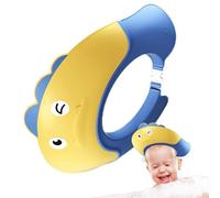 Bexdug Cuffia per shampoo per bambini, cappello da bagno per | Cappello per lavaggio dei capelli del bambino forma di dinosauro regolabile morbido | Cuffie per shampoo Head Eye Ear per bambini