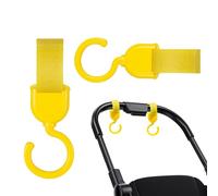 Bexdug Ganci per passeggino per borse, gancio girevole per mamma, eleganti per passeggino, ganci per borse, ganci multiuso, per carrello della spesa, sedie a rotelle
