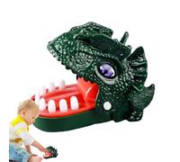 Bexdug Gioco che si morde le dita, giocattoli con i denti di dinosauro, Gioco interattivo giocattolo per denti dentista a forma di dinosauro, Divertenti giochi da tavolo da tavolo, colori casuali per