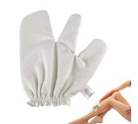 Bexdug Guanti da Doccia per Lavaggio - Guanti Esfolianti In Seta Per La Doccia,Strumento per Rimozione Cellule Morte, Massaggio Viso e Schiena con Doppia Azione Bagnato-Asciutto per Spa e Bagno