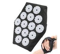 Bexdug Guanti per massaggio alle mani, guanti per massaggiatore portatile,Cuscinetto per guanti da massaggio manuale manuale - Strumento massaggiatore con design di riempimento in spugna per testa,