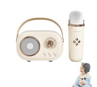 Bexdug Karaoke portatile, macchina per karaoke - altoparlante per karaoke con microfono,Piccola macchina per karaoke con microfoni wireless, karaoke portatile con effetti di cambio voce
