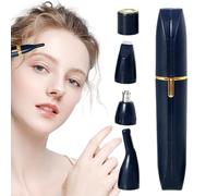 Bexdug Lady da donna,Rasoio da donna | elettrici per sopracciglia - Rifinitore per sopracciglia con testina staccabile, rimozione del viso, kit da barba ricaricabile tramite USB, 4 in