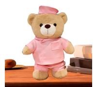 Bexdug Orsacchiotto Infermiere,Orso di Peluche Morbido e | Cuscino Decorativo Bambini Regalo per Ragazzi San Camera dei Piccoli Halloween Natale Decorazione Stanza Famiglia