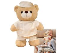 Bexdug Orsetto Infermiere - Giocattolo Morbido E,Cuscino Decorativo Bambini Regalo per Ragazzi San Camera dei Piccoli Halloween Natale Decorazione Stanza Famiglia
