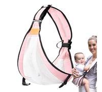 Bexdug Portabebè,Supporto Corpo Bambino Con Cintura Lombare Traspirante E Spallacci Regolabili - Capacità Di Carico Fino A 20 Kg Con Imbracatura Ergonomica Cintura Lombare E Fascia Pettorale Per