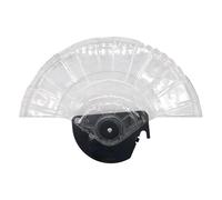 Bexdug Protezione per smerigliatrice da banco, accessorio per smerigliatrice | Cappuccio trasparente da 25,4 cm in alluminio, accessori per sega per la lavorazione del legno, falegnameria, artigianato