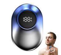 Bexdug Rasoio da barba portatile, rasoio elettrico,Display digitale per rasoio per del corpo per uso asciutto e bagnato - per la toelettatura ricaricabili per rasoio tascabile per