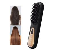 Bexdug Spazzola per lisciare i capelli, pettine per lisciare i capelli | Pettine lisciante per lo styling | Pettine per piastra per capelli a riscaldamento rapido per donne e ragazze di famiglia
