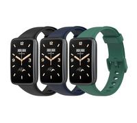 BexidoIera Cinturino di ricambio compatibile con Xiaomi Smart Band 7 Pro, [3 pezzi] Cinturino di ricambio in silicone per Xiaomi Band 7 Pro
