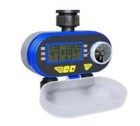 BEXIUJUVX Temporizzatore elettronico Digitale for irrigazione da Giardino a Due uscite, Controller for con elettrovalvola for, Cortile